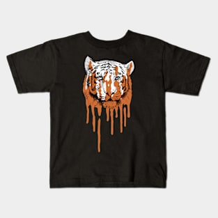 Melting Tiger Kids T-Shirt